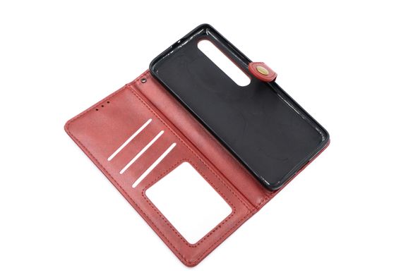 Чохол-книжка шкіра для Xiaomi Mi 10 /Mi 10 Pro red Getman Gallant PU