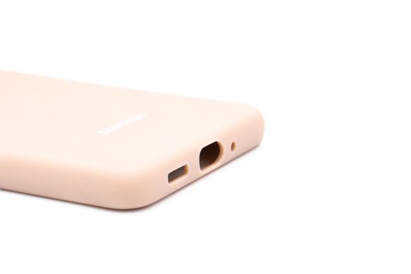 Силіконовий чохол Full Cover для Samsung A33 5G pink sand Full Camera