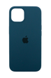 Силиконовый чехол Full Cover для iPhone 13 steel blue