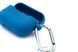 Чохол Silicone Case New for AirPods Pro + карабін midnight blue, box
