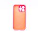 Силіконовий чохол Full Cover для iPhone 15 Pro Max barble pink (hot pink) Full Camera