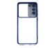 TPU чохол Camshield mate для Samsung S 21 FE blue шторка/захист камери