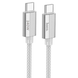 PD кабель HOCO U134 Primero 240W charging data cableType-C to Type-C 5A/1.8 m gray