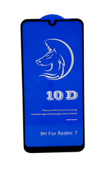 Захисне 10D скло Full Glue для Xiaomi Redmi 7 black SP