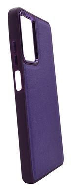 Силиконовый чехол Leather Case Classic для Xiaomi Redmi Note 12 Pro 4G violet