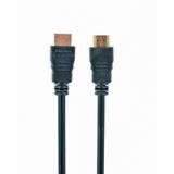 Фото товару Кабель Cablexpert CC-HDMI4-1M (HDMI V.1.4,тато/тато) 1m black (позолоч,контакти)