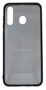 Накладка Gingle Clear для Samsung A20/A30 black-red