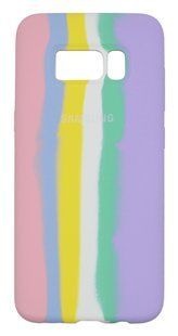 Силіконовий чохол Full Cover для Samsung S8 Rainbow №1
