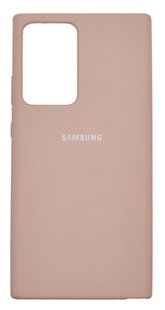 Силиконовый чехол Full Cover для Samsung Note 20 Ultra pink sand