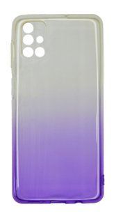Силіконовий чохол Gradient Design для Samsung M51 white/purple