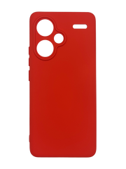 Силиконовый чехол Full Cover для Xiaomi Redmi Note 13 Pro+ red Full Camera без logo