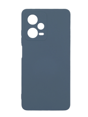 Силіконовий чохол SMTT для Xiaomi Redmi Note 12 Pro 5G dark blue Full Camera з мікрофіброю