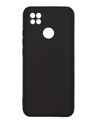 Силіконовий чохол SMTT для Xiaomi Redmi 9C/10A black Full Camera з мікрофіброю