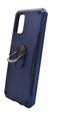 Чохол Serge Ring for Magne для Samsung A02S blue протиударний з магніт тримачем