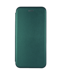Чехол книжка Original кожа для Huawei P40 Lite E /Y7P midnight green