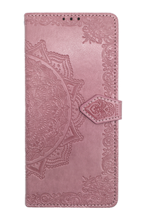 Чохол-книжка шкіра Art Case для Samsung A02 з візитницею pink