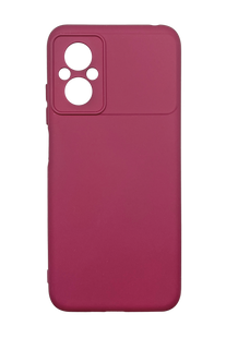 Силіконовий чохол Full Cover для Xiaomi Poco M5 marsala Full Camera без logo