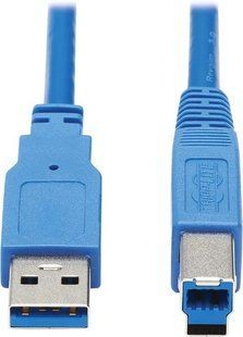 Кабель для принтера USB 2.0 AM/BM 1.8m Atcom blue