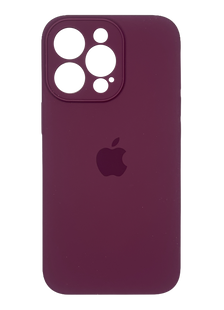 Силіконовий чохол Full Cover для iPhone 13 Pro marsala Full camera