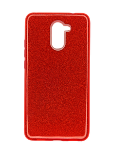 Силиконовый чехол Shine для Huawei Y7(2017) red