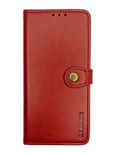 Чохол-книжка шкіра для Xiaomi Redmi Note 8 Pro red Getman Gallant PU