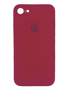 Силіконовий чохол Full Cover для iPhone 7/8 rose red Full Camera
