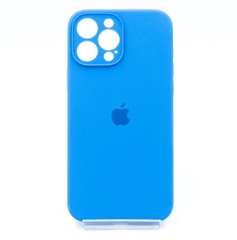 Силіконовий чохол Full Cover для iPhone 13 Pro Max royal blue Full camera