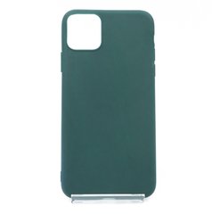Силіконовий чохол Soft Feel для iPhone 11 Pro Max forest green