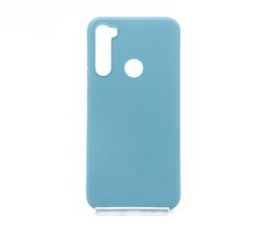 Силиконовый чехол Soft Feel для Xiaomi Redmi Note 8 powder blue Candy