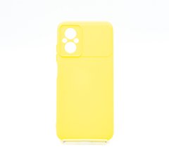 Силіконовий чохол Full Cover для Xiaomi Poco M5 yellow Full Camera без logo