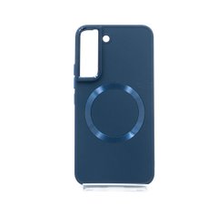 TPU чохол Bonbon Metal Style with MagSafe для Samsung S22 cosmos blue