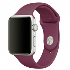 Силіконовий ремінець для Apple Watch Sport Band 38/40/41mm (S) 2pcs garnet