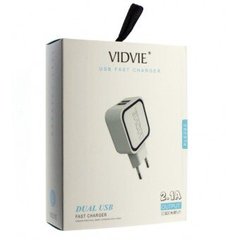 Сетевое зарядное устройство Vidvie PLE 202 IPhone5 Белый