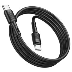 USB кабель Hoco X83 Type-C to Type-C victory 60W 1m black