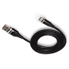 USB кабель Walker C735 Type-C 3.1A 1m black