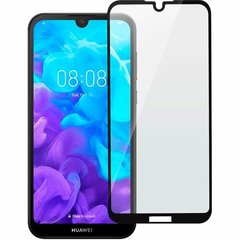 Защитное 2.5D стекло Full Coverage для Huawei Y5 2019 black Glasscove