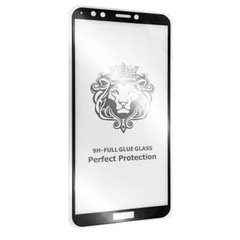 Защитное 2.5D стекло FullGlue Lion для Huawei Honor 8X black