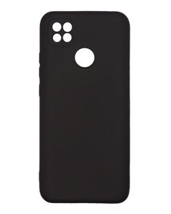 Силіконовий чохол SMTT для Xiaomi Redmi 9C/10A black Full Camera з мікрофіброю