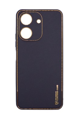 Чохол шкіра Xshield для Xiaomi Redmi 13C/Poco C65 dark purple Full Camera