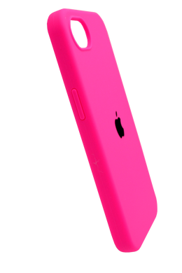 Силиконовый чехол Full Cover для iPhone 16e barble pink (hot pink)