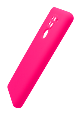 Силіконовий чохол Full Cover для Xiaomi Redmi Note 9/Redmi 10X barbie pink(AAA) Full Camera без logo