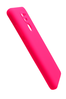 Силіконовий чохол Full Cover для Xiaomi Redmi Note 9/Redmi 10X barbie pink(AAA) Full Camera без logo