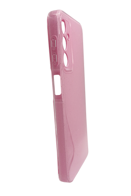 Силиконовый чехол Summer Vibe для Samsung A24 light pink Full Camera
