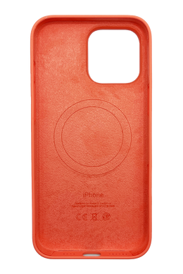 Силіконовий чохол with MagSafe для iPhone 16 Pro Max tangerine