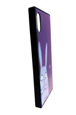 TPU+Glass чохол YCT прямокутний для Apple iPhone X (Заєць)