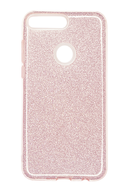 Силиконовый чехол Shine для Huawei Y7-2018 pink