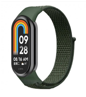 Ремешок Nylon для Xiaomi Mi Band 8 olive