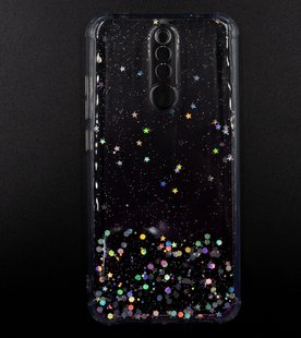 Накладка SP Confetti для Xiaomi Redmi 8 white/pink