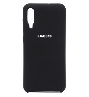 Силіконовий чохол Full Cover для Samsung A70 black