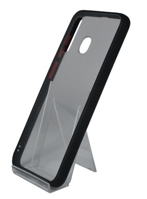Накладка Gingle Clear для Samsung A20/A30 black-red